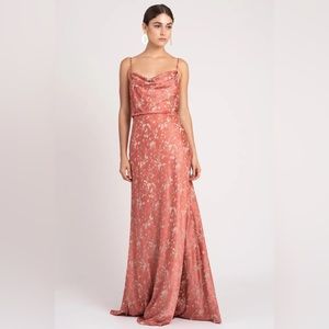 Jenny Yoo Dahlia Palermo Satin English Rose 2